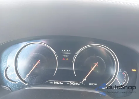 2019 BMW 740I из США, поврежденный, VIN WBA7E2C50KB216678